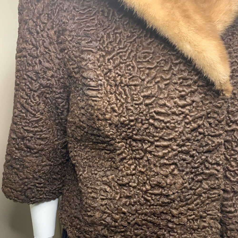 Brown mink jacket - Picture 10 of 16